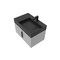 Castello Usa Amazon 30-inch Gray Right Vanity Set with Black Top and Black Handles CB-MC-30G-BL-2056R-BL - alternate 1